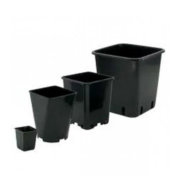 Műanyag cserép (szögletes) 17,5x17,5x25 cm 6 liter