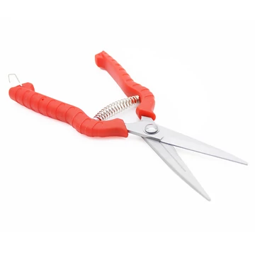 GF Trimmelő olló egyenes plasztik piros 21 cm