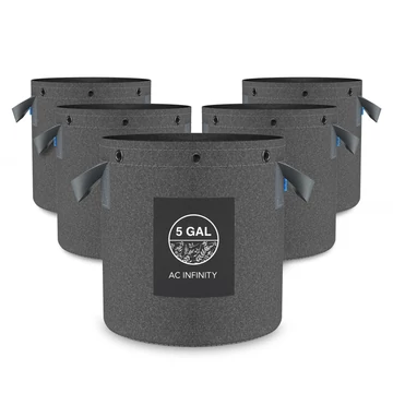 AC Infinity szövetcserép 5 db 19 L