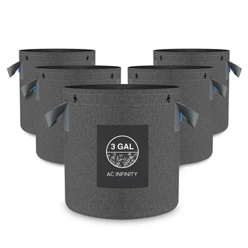 AC Infinity szövetcserép 5 db 11 L