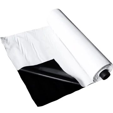 fólia fekete-fehér 70µm 2x25 m