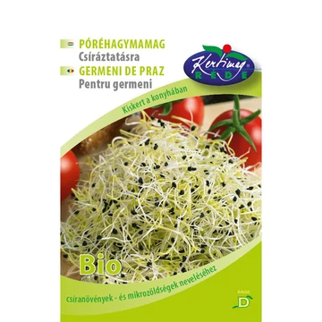 Bio mikrozöld póréhagyma mag  15 g