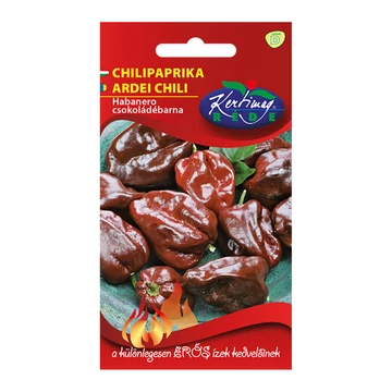 Chili paprika vetőmag Habanero csokoládébarna 20 szem