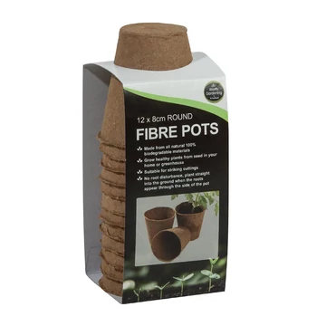 Garland rost palántázó kerek cserép 12 db 12x8 cm