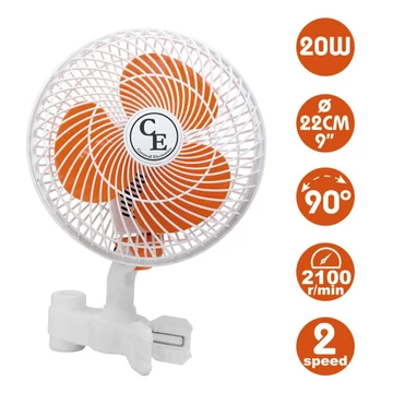 Cornwall Electronics csíptethető oszcilláló ventilátor
