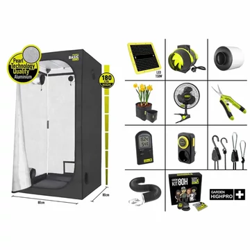 Garden Highpro Grow Box szett 150W / 80x80x180 cm