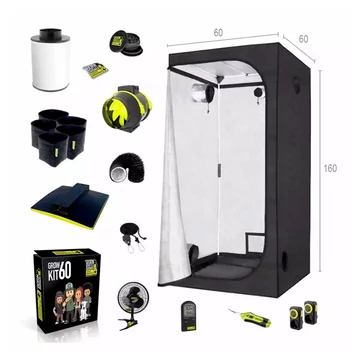 Garden Highpro Grow Box szett 60W / 60x60x160 cm