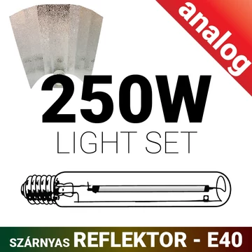 Növénynevelő lámpa szett 250W HPS izzó