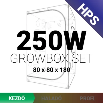 Kezdő HPS Grow Box szett 250W / 80x80x160