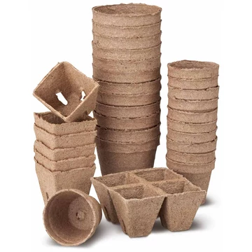 Jiffy Préselt Tőzegcserép Kerek Alapú 8 x 8 cm