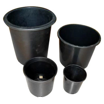 Plastic round flower pot