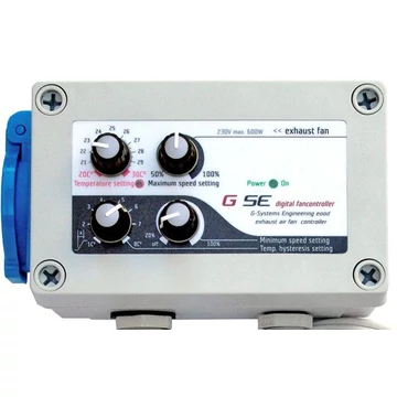 Késleltetés és hőmérséklet szabályzó ventilátorhoz