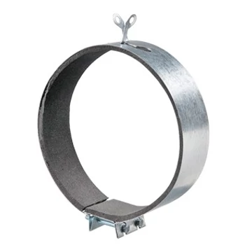 Csatos széles légtechnikai bilincs 200 mm