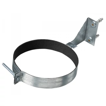 Falhoz rögzíthető csatos légtechnikai bilincs