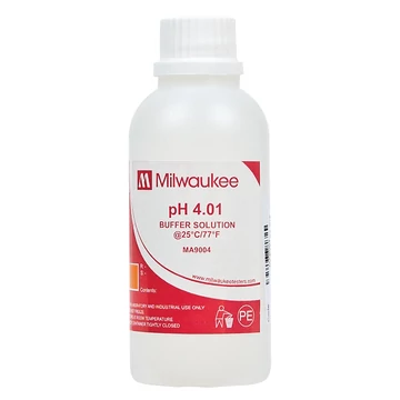 Milwaukee pH calibration fluid (4.01 / 7.01 / 10.01) 230 ml - 4.01