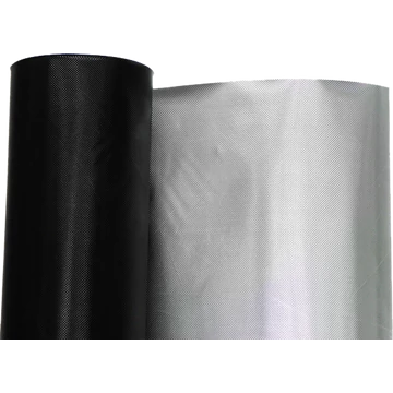 Fekete-ezüst fólia, gyémántmintás