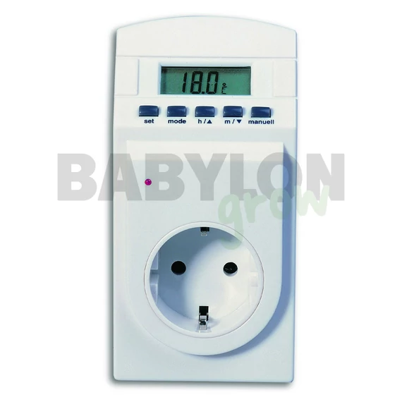 Digitális termosztát 0-40C, 3500W-ig, mérőkábellel