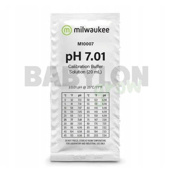 Milwaukee pH kalibráló folyadék 7.01 20 ml