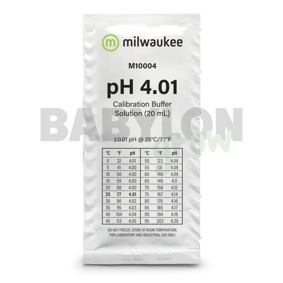 Milwaukee pH kalibráló folyadék 4.01 20 ml