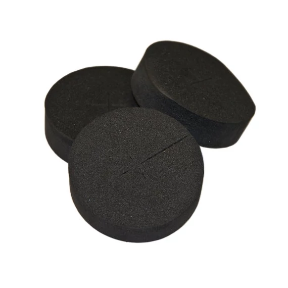 Neoprén tartókorong fekete 75 mm