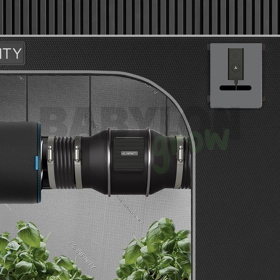AC Infinity Cloudline pro S6 Inline ventilátor sebességszabályzóval 150 mm