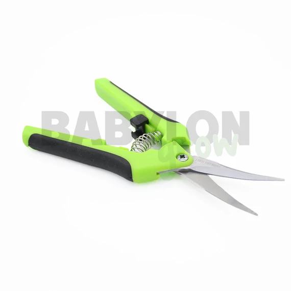 GF Trimmelő olló ívelt aszögletes zöld 16,5 cm