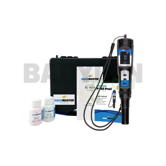 Aqua Master P160 Pro2 kombinált pH EC PPM TDS és hőmérséklet mérő
