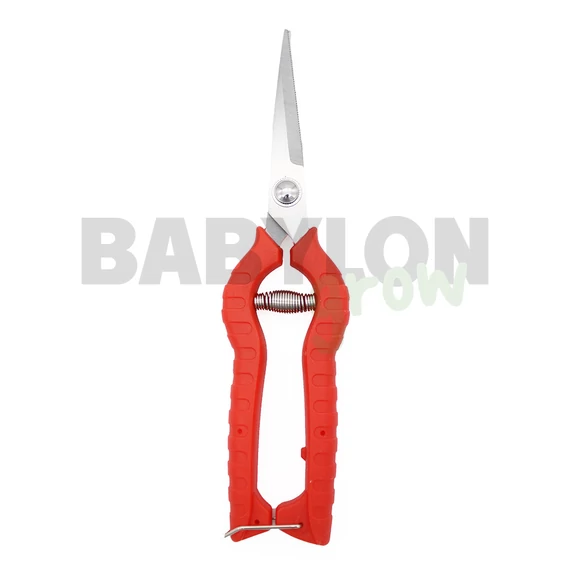 GF Trimmelő olló egyenes plasztik piros 21 cm
