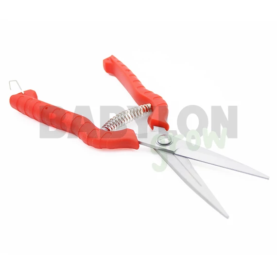 GF Trimmelő olló egyenes plasztik piros 21 cm