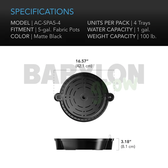 AC Infinity Víztartályos alátét 4 db 3