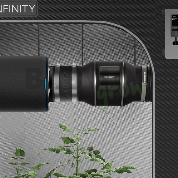 AC Infinity Zajcsökkentő bilincs rozsdamentes acél 100mm