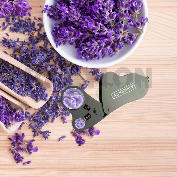 AC Infinity nagyító LED lámpával dupla lencsével 30x-60x nagyítás