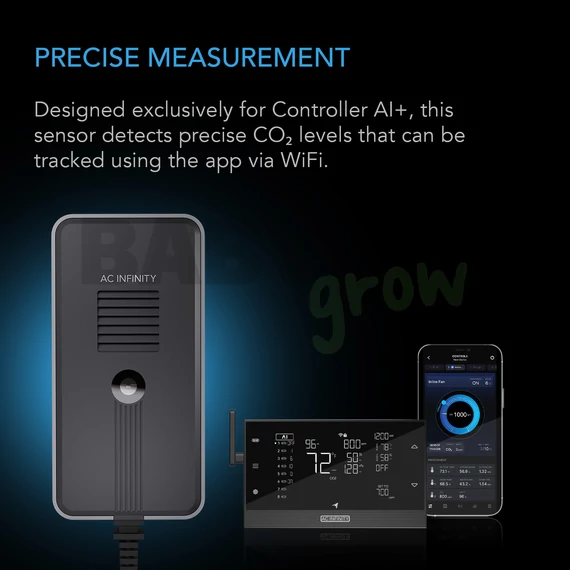 AC Infinity Controller AI+ CO2 + fényérzékelő