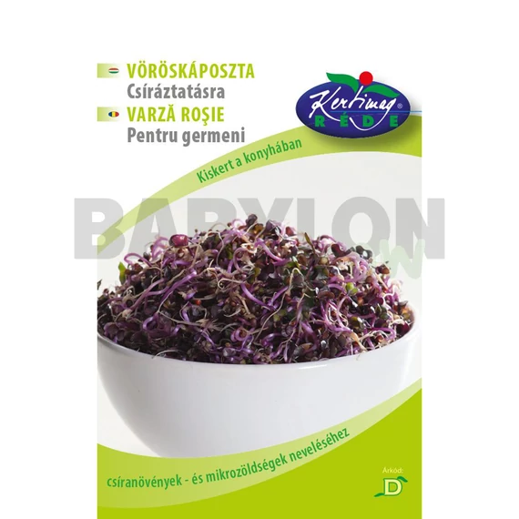 Mikrozöld mag vöröskáposzta 15 g