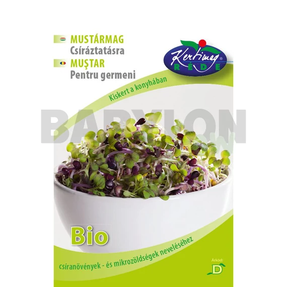 Bio mikrozöld mustár mag 50 g