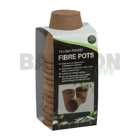 Garland rost palántázó kerek cserép 12 db 12x8 cm