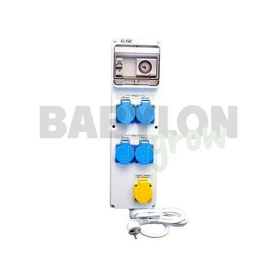 GSE időzítő és fűtéskapcsoló box 4x600W