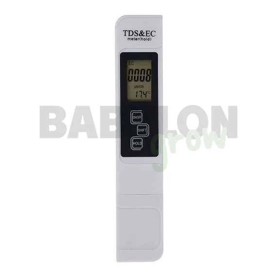 Aquatek TDS+EC digitális nagy felbontású mérő