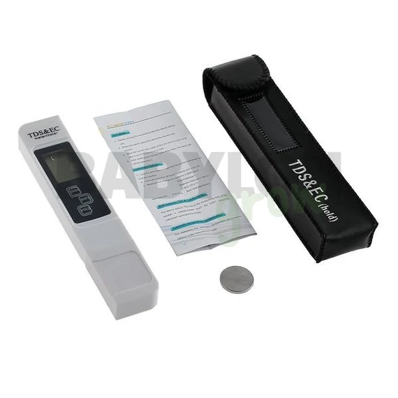 Aquatek TDS+EC digitális nagy felbontású mérő