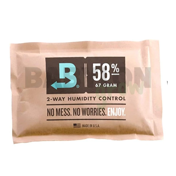 Boveda kétirányú páratartalmat biztosító csomag RH 58%, 4g, 21x21 mm