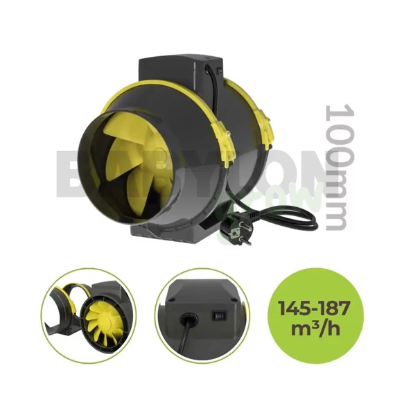 Garden Highpro 2 sebességes ventilátor (100 mm)