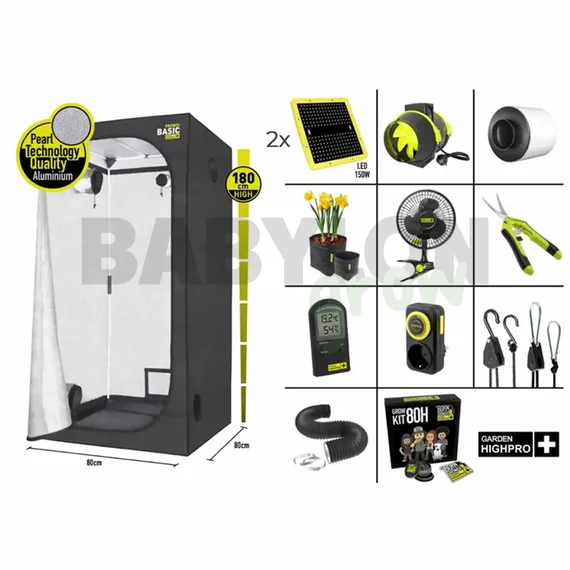 Garden Highpro Grow Box szett 300W / 120x60x180 cm
