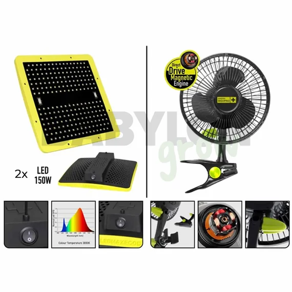 Garden Highpro Grow Box szett 300W / 120x60x180 cm