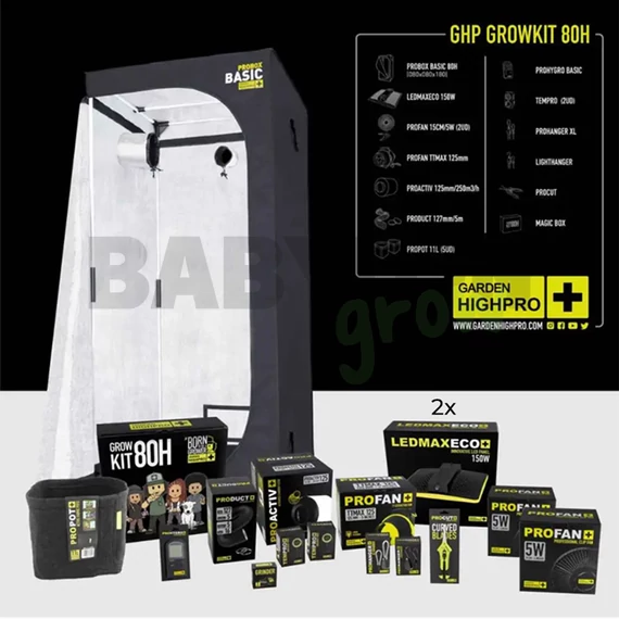 Garden Highpro Grow Box szett 300W / 120x60x180 cm