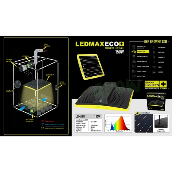 Garden Highpro LEDMAXECO Full Spectrum LED 150W