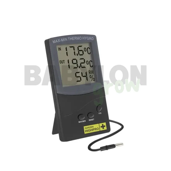 Garden Highpro thermo-higrometer digital medium páratartalom-mérő