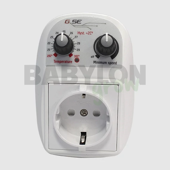 GSE hőmérséklet- és minimum sebesség szabályzó