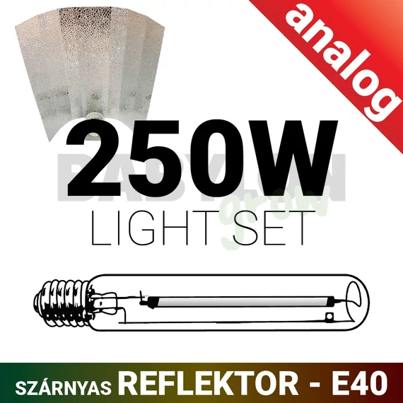 Növénynevelő lámpa szett 250W HPS izzó