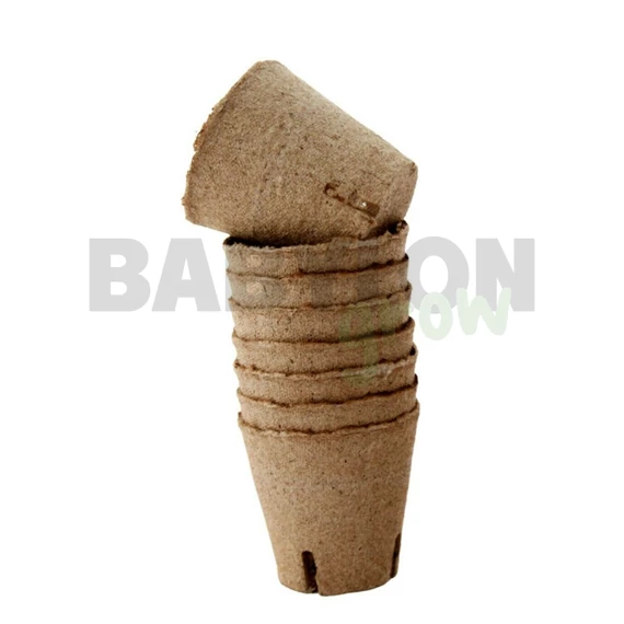 Jiffy tőzegcserép 8x8 cm (vízelvez. nyílással)