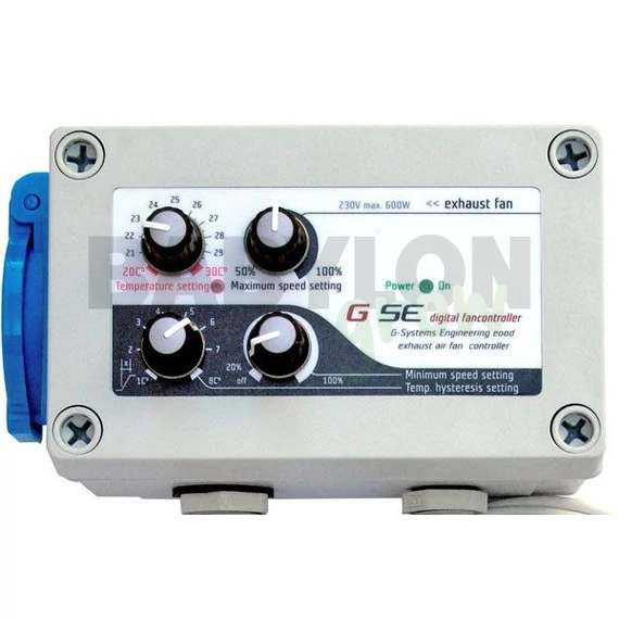 Késleltetés és hőmérséklet szabályzó ventilátorhoz